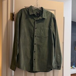 Union Olive Green Corduroy Shirt